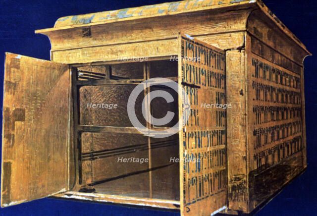 Chest from the tomb of Tutankhamun, 14th century BC. Artist: Unknown