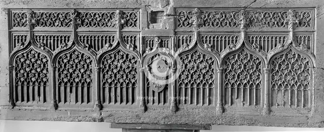 Chest Front, French, 15th century. Creator: Unknown.