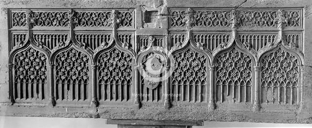 Chest Front, French, 15th century. Creator: Unknown.