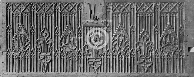 Chest Front, French, 15th century. Creator: Unknown.