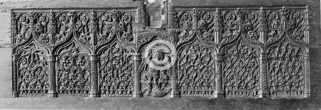 Chest Front, French, 15th century. Creator: Unknown.