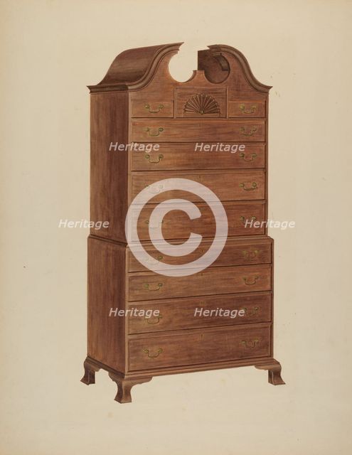 Chest-on-Chest, c. 1938. Creator: Arthur Johnson.