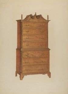Chest-on-Chest, c. 1939. Creator: Lawrence Phillips