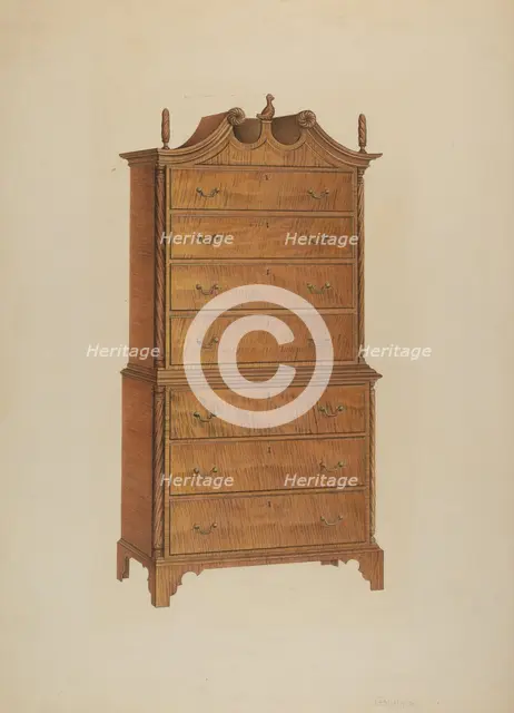 Chest-on-Chest, c. 1939. Creator: Lawrence Phillips.