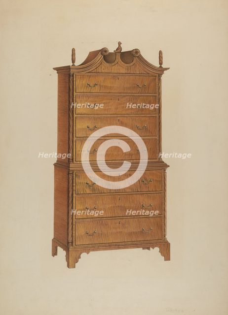 Chest-on-Chest, c. 1939. Creator: Lawrence Phillips.