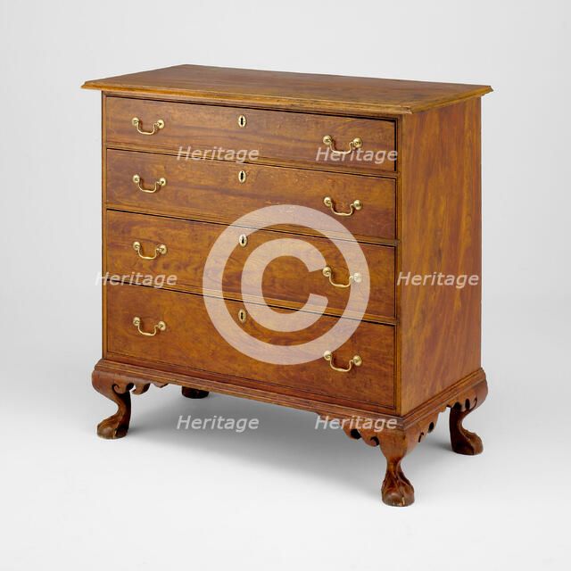 Chest of Drawers, 1780/1810. Creators: John Dunlap, Samuel Dunlap.