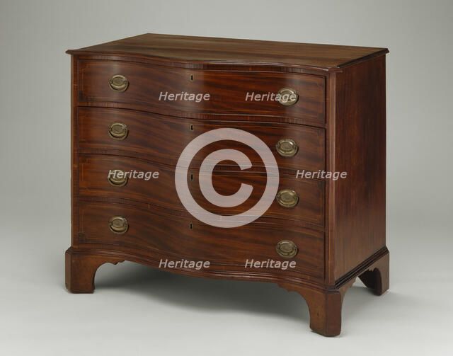 Chest of Drawers, 1800/10. Creator: Langley Boardman.