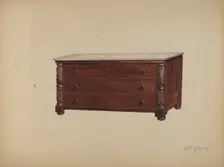 Chest of Drawers, 1935/1942. Creator: Walter G. Capuozzo