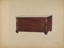 Chest of Drawers, 1935/1942. Creator: Walter G. Capuozzo