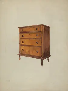 Chest of Drawers, 1935/1942. Creator: Arthur Matthews