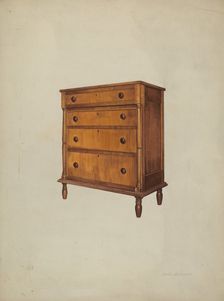 Chest of Drawers, 1935/1942. Creator: Arthur Matthews