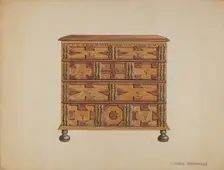 Chest of Drawers, 1935/1942. Creator: Lorenz Rothkrantz