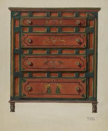 Chest of Drawers, 1935/1942. Creator: Frances Lichten