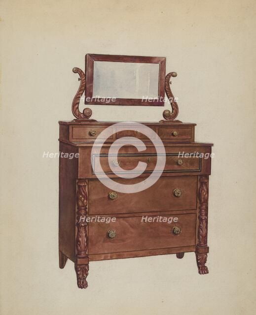 Chest of Drawers, 1936. Creator: Florence Choate.