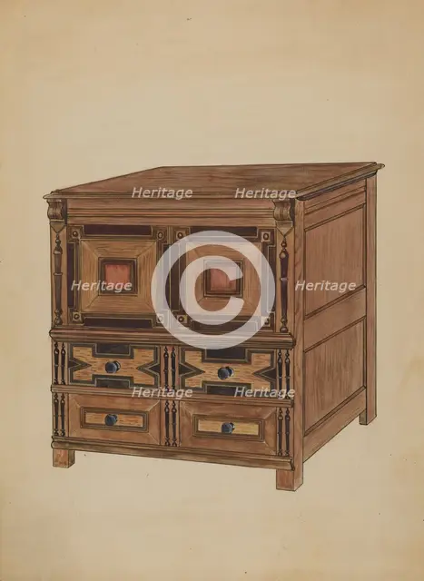 Chest of Drawers, 1936. Creator: Thomas J. Eliot.