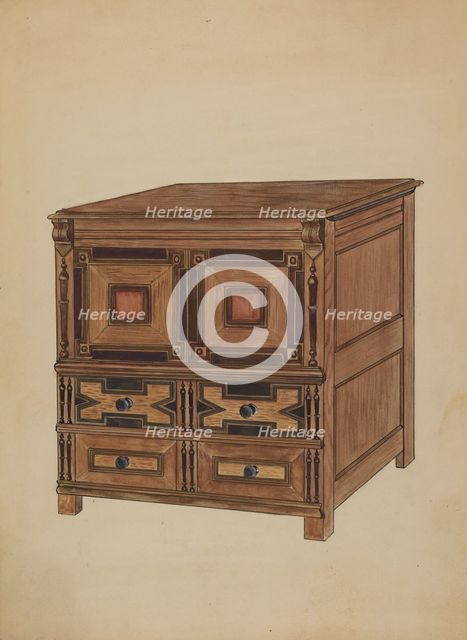 Chest of Drawers, 1936. Creator: Thomas J. Eliot.