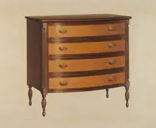 Chest of Drawers, 1938. Creator: Ernest Busenbark