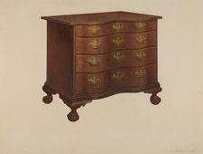Chest of Drawers, 1938. Creators: Arsen Maralian, Frank Wenger