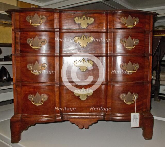 Chest of Drawers, c. 1760-1780. Creator: Unknown.