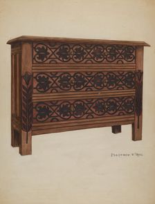 Chest of Drawers, c. 1936. Creator: Florence Neal