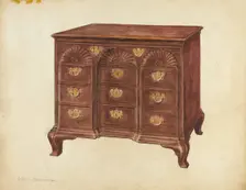 Chest of Drawers, c. 1937. Creator: Gilbert Sackerman