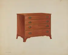 Chest of Drawers, c. 1938. Creator: Arthur Johnson