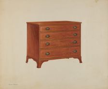 Chest of Drawers, c. 1938. Creator: Arthur Johnson