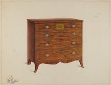 Chest of Drawers, c. 1938. Creator: Ferdinand Cartier