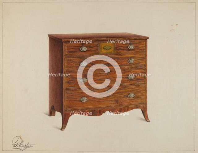 Chest of Drawers, c. 1938. Creator: Ferdinand Cartier.