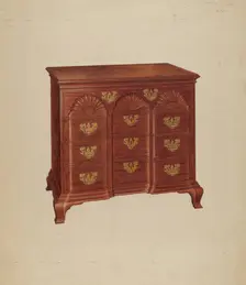 Chest of Drawers, c. 1938. Creator: Francis Borelli