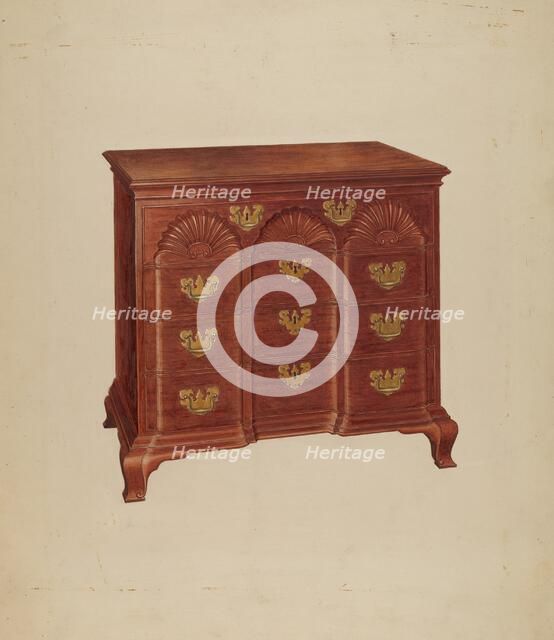 Chest of Drawers, c. 1938. Creator: Francis Borelli.