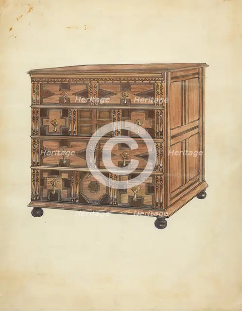 Chest of Drawers, c. 1938. Creator: Lorenz Rothkrantz.