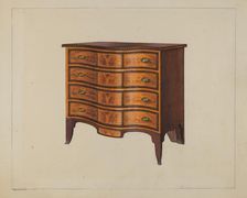 Chest of Drawers, c. 1938. Creator: M. Rosenshield-von-Paulin