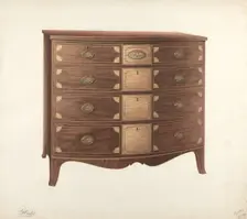 Chest of Drawers, c. 1939. Creator: Ferdinand Cartier