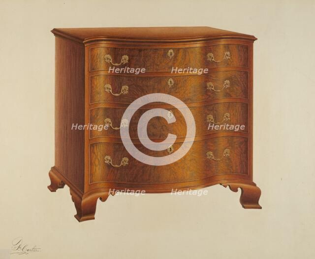 Chest of Drawers, c. 1939. Creator: Ferdinand Cartier.