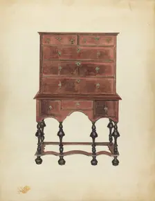 Chest of Drawers, c. 1939. Creator: Harry Eisman