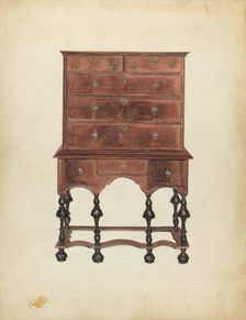 Chest of Drawers, c. 1939. Creator: Harry Eisman