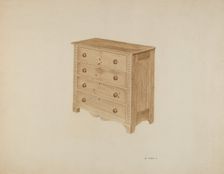 Chest of Drawers, c. 1939. Creator: Joe Brennan