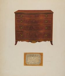 Chest of Drawers, c. 1939. Creator: Leonard Battee