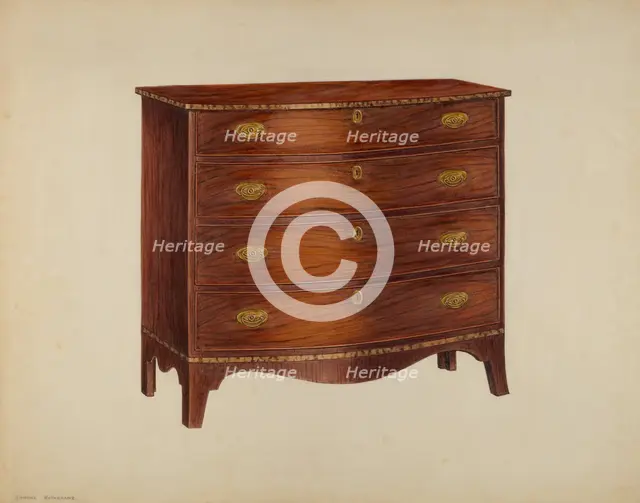 Chest of Drawers, c. 1939. Creator: Lorenz Rothkrantz.