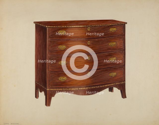 Chest of Drawers, c. 1939. Creator: Lorenz Rothkrantz.