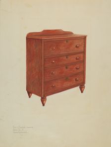 Chest of Drawers, c. 1939. Creator: Norma Lockwood