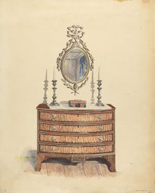 Chest of Drawers, c. 1953. Creator: Louis Annino