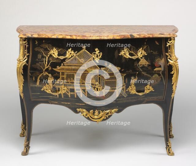 Chest of Drawers (Commode), c. 1750- 1765. Creator: Adrien Faizelot Delorme (French), probably by.