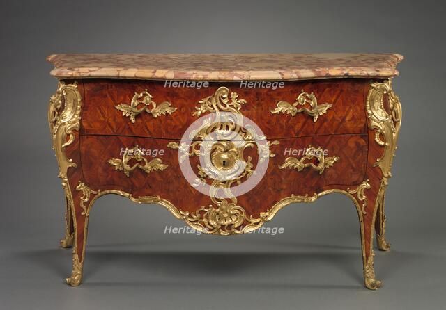 Chest of Drawers (Commode), c. 1750. Creator: Jean-Pierre Latz (French, 1691-1754).