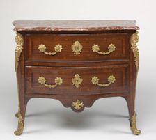 Chest of Drawers (Commode), c. 1725. Creator: Etienne Doirat (French, c. 1670-1732), attributed to
