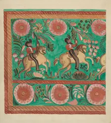 Chest of Native Pine, Painted in Oil, 1935/1942. Creator: E. Boyd