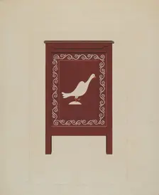 Chest (Side View), 1936. Creator: Lawrence Flynn