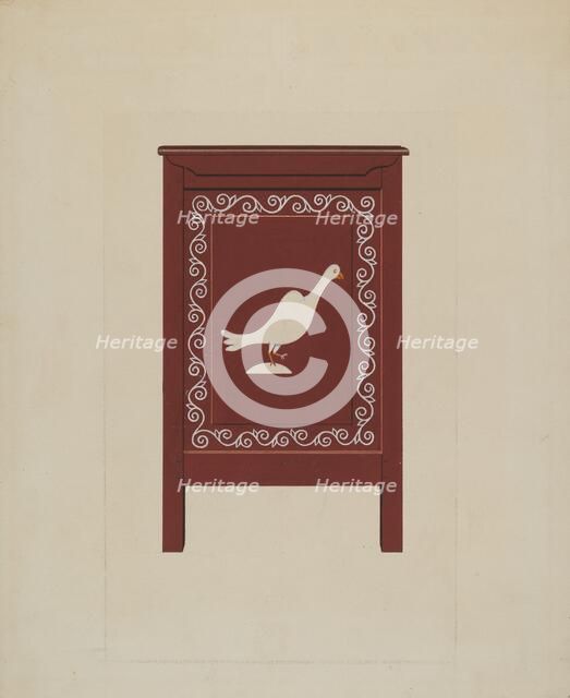 Chest (Side View), 1936. Creator: Lawrence Flynn.