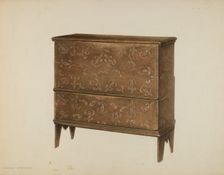 Chest with Drawer, c. 1939. Creator: Isadore Goldberg